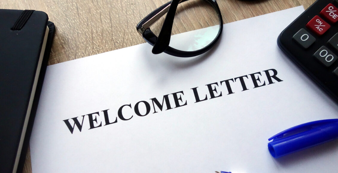 Airbnb Welcome letter