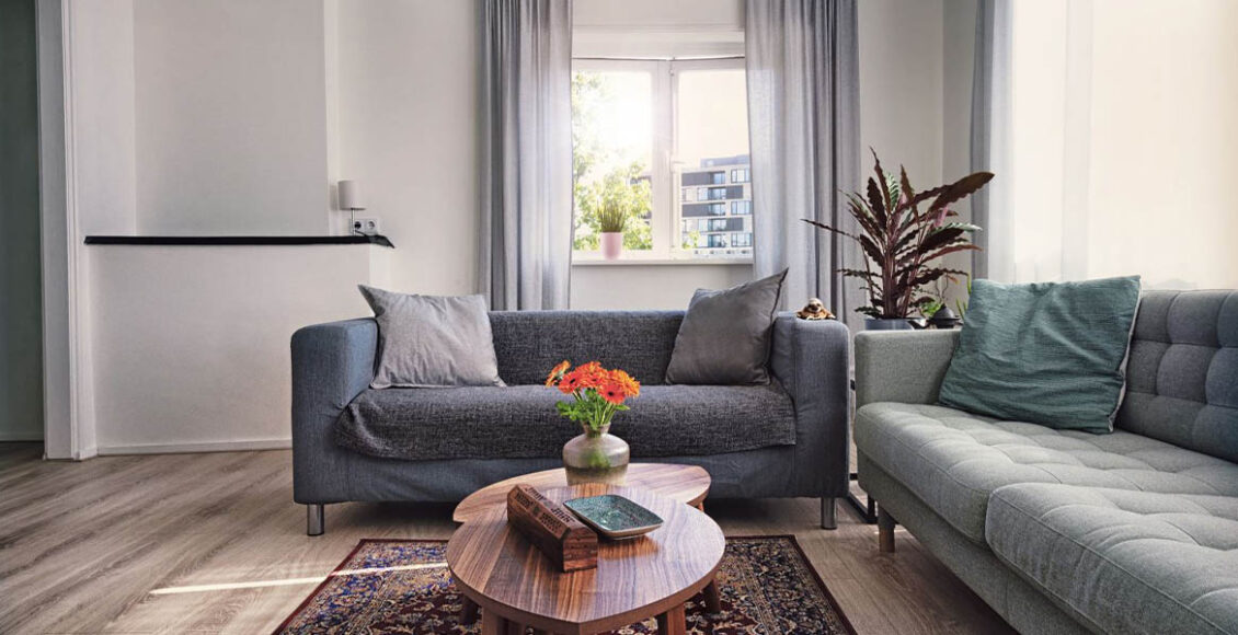 view of interior of Airbnb apartment