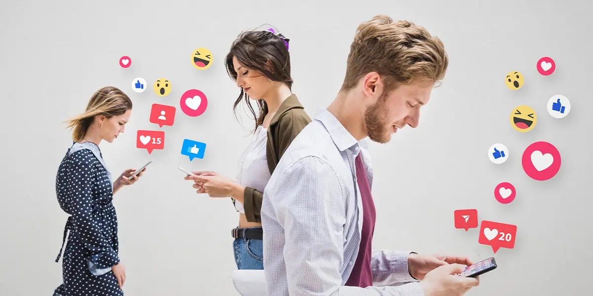 People addicted to social media