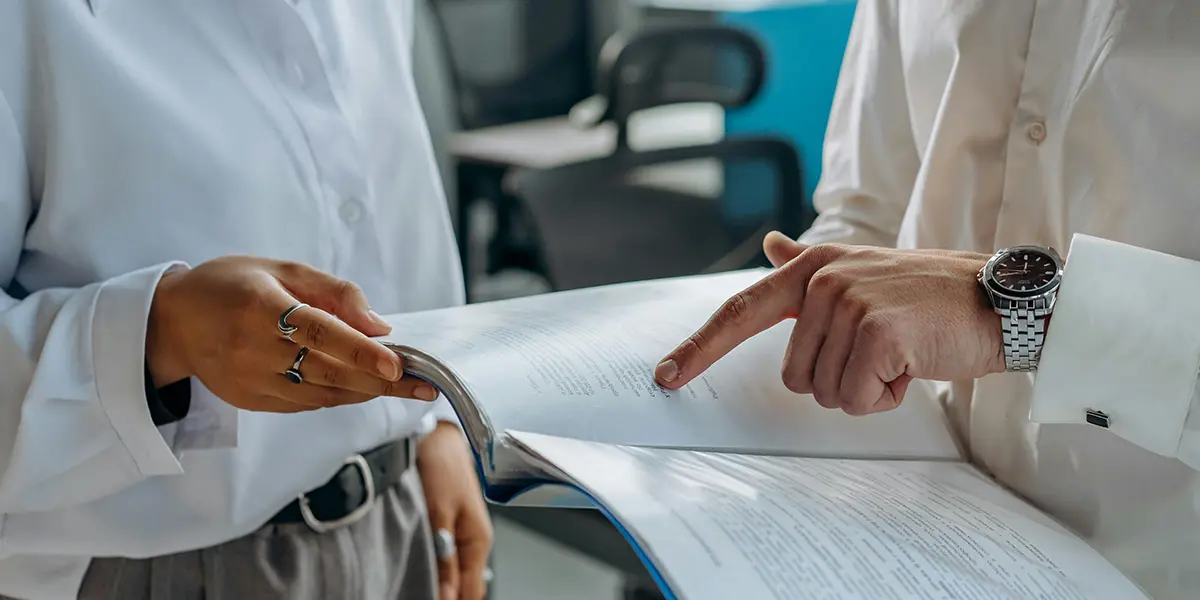 Colleagues Discussing and Airbnb accounting Report